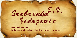 Srebrenka Vidojević vizit kartica